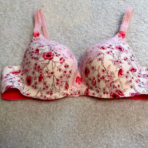 Victoria’s Secret NWOT underwire bra , 38B, lace straps, lace trim, rose/beige - Picture 3 of 9